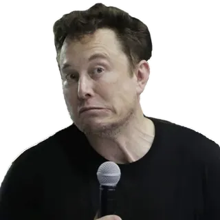 😕 Elon Musk elon musk, entrepreneur, tesla, spacex, businessman telegram sticker