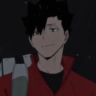 🌟 Kuroo Tetsurou Haikyuu!! anime, haikyuu, kuroo tetsurou, volleyball, character, manga telegram sticker