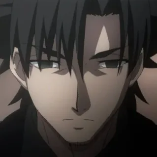 😟 Kiritsugu Emiya Fate/Zero Anime, Fate, Homem, Sério whatsapp sticker