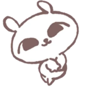 ☺️ うさぎ, かわいい, カワイイ, バニー, 動物, マンガ telegram sticker