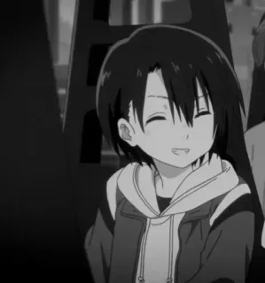 🎵 Shouko Nishimiya A Silent Voice anime, film, glimlachend, Shouko Nishimiya, A Silent Voice telegram sticker