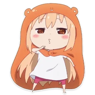 😗 Umaru Doma Himouto! Umaru-chan Аниме, Чиби, Умару, Умару-чан, Милый telegram sticker