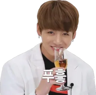 🥂 푸훟 person, champagne, smiling, celebration telegram sticker