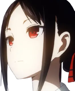 😑 Kaguya Shinomiya Kaguya-sama: Love Is War Аниме, Кагуя: в любви как на войне, Кагуя Шиномия, Романтика, Комедия, Школа telegram sticker