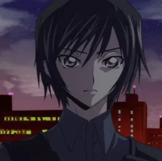 🥀 Lelouch Lamperouge Code Geass Anime, Personaggio, Lelouch, Code Geass whatsapp sticker