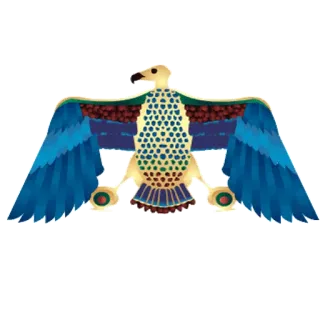 🐦 새, 독수리, 심볼, 장식, 동물, 날개, 미술 telegram sticker