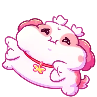 😖 개, 강아지, 귀여운, 만화, 동물 telegram sticker