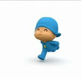 ☀️ Pocoyo мультфильм, ребенок, Pocoyo, анимация, синий telegram sticker