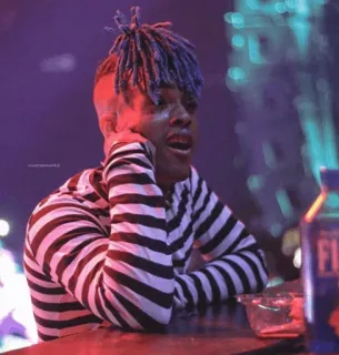 😕 XXXTentacion rappeur, musicien, XXXTentacion, portrait, personne telegram sticker