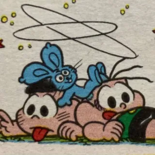 🥴 Monica Monica's Gang Kartun, Komik, Animasi, Karakter, Kelinci telegram sticker
