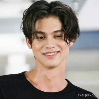 🖱 Rakai Jerkov Mann, Porträt, Lächeln, Gesicht, männlich telegram sticker