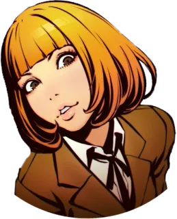🤨 Ragazza anime, Cartone animato, Blazer, Cravatta, Ritratto telegram sticker