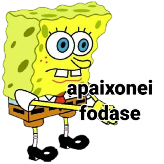 😍 Spongebob apaixonei fodase cartoon, spongebob, meme telegram sticker