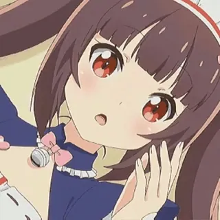 😛 anime, girl, cute, maid, character telegram sticker