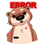 🤯 lontra, fofo, animal, adesivo telegram sticker