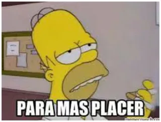 🚬 Homer Simpson The Simpsons PARA MAS PLACER Homer Simpson, The Simpsons, meme, funny, cartoon, humor telegram sticker