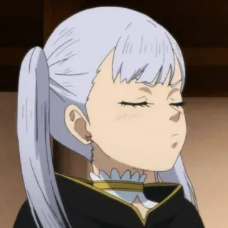 😌 Noelle Silva Black Clover anime, woman, girl, noelle silva, black clover telegram sticker