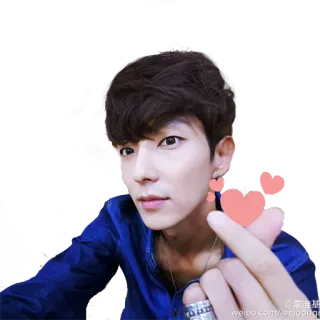 ❤️ korean, man, love sign, actor, k-pop, person, idol telegram sticker