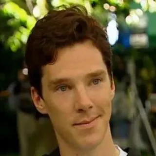 😊 Benedict Cumberbatch Actor, Celebridad, Retrato, Hombre, Actor británico telegram sticker
