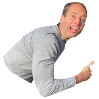 👍 homme, pointage, expression, personne, geste telegram sticker