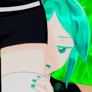 😒 Phosphophyllite Houseki no Kuni anime, character, gemstone, phosphophyllite, houseki no kuni telegram sticker