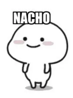 💃 NACHO Nacho, Meme, Carino, Personaggio, Kawaii, Cibo, Cartone animato telegram sticker