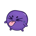 Night Cherry- @MochaStickers telegram stickers