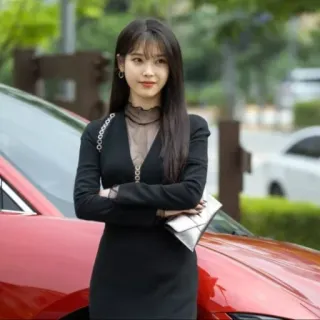 ☺️ IU IU, Actrice coréenne, Mode, Robe, Célébrité whatsapp sticker