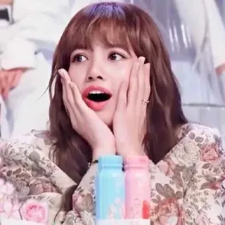 😯 Lisa Kpop, นักร้อง, Blackpink, ไอดอล, คนดัง, Lisa Manoban telegram sticker