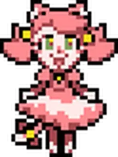 😻 Anime, Pixel art, Lindo, Rosa, Chica gato whatsapp sticker