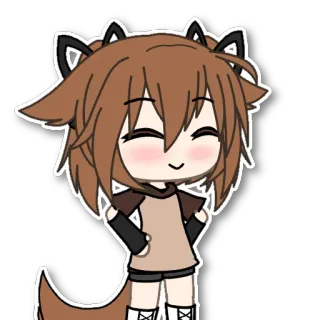 😊 Аниме, Мультфильм, Девушка, Милый, Кавай telegram sticker