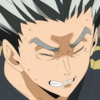 😑 Bokuto Koutaro Haikyuu!! Anime, Haikyuu, Bokuto Koutaro, Bokuto, Manga, Anime deportivo whatsapp sticker