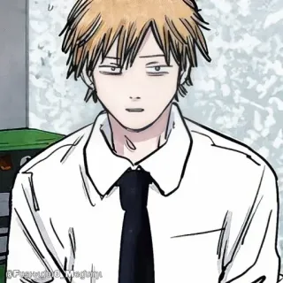 🪚 Denji Chainsaw Man Anime, Manga, Chainsaw Man, Denji, Charakter, Porträt telegram sticker