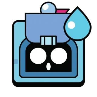🌟 robot, buồn, hoạt hình, biểu tượng telegram sticker