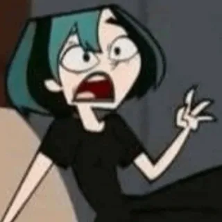 🐉 Gwen Total Drama Island Dibujos animados, Animado, Impactado, Adolescente, Personaje, Gwen, Total Drama Island whatsapp sticker