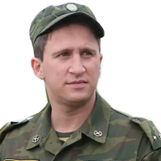 😕 militar, uniforme, soldado, ejército, hombre telegram sticker