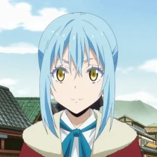 🦕 Rimuru Tempest That Time I Got Reincarnated as a Slime Anime, Manga, Fantasy, Isekai, Schleim whatsapp sticker