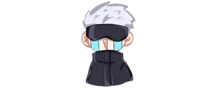 👑 Satoru Gojo Jujutsu Kaisen 애니, 캐릭터, 고죠, 주술회전 whatsapp sticker