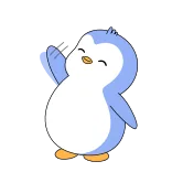Pengu Emoji @PudgyPenguins telegram emojis 🖐
