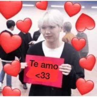 😀 Te amo <33 愛, ハート, かわいい, スペイン語, 表現, 愛情 telegram sticker