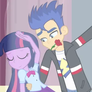 💑 Twilight Sparkle My Little Pony Мультфильм, Дружба, Романтика, Анимация, Пони whatsapp sticker
