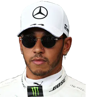 😎 Lewis Hamilton Lewis Hamilton, Fórmula 1, F1, Piloto de corrida, Mercedes, Óculos de sol telegram sticker