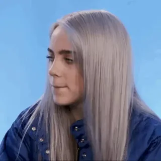 🌵 Billie Eilish 빌리 아일리시, 가수, 팝 스타, 유명인, 음악가 whatsapp sticker