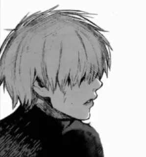 🤍 Ken Kaneki Tokyo Ghoul tokyo ghoul, anime, manga, ken kaneki, kaneki, ghoul telegram sticker