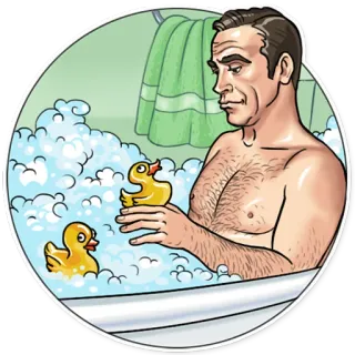 Agent 007 telegram stickers