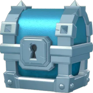 ⚱ coffre au trésor, jeu, loot box, récompenses, argent, bleu whatsapp sticker