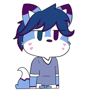 🤭 cartoon, furry, animal, cute telegram sticker
