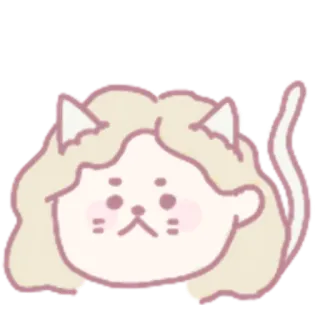 😾 gato, fofo, animal, kawaii, animal de estimação, desenho animado, adesivo telegram sticker