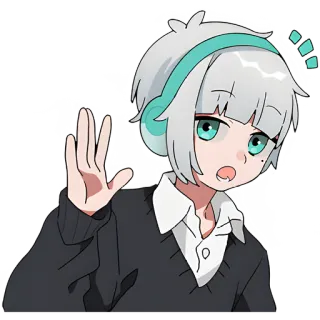 Мао и Мио @Nyasticks telegram stickers