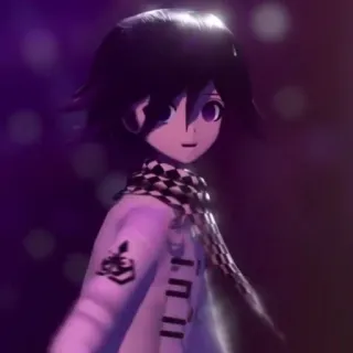😯 Kokichi Oma Danganronpa Аниме, Персонаж, Danganronpa, Кокичи Ома, Видеоигра, Манга telegram sticker